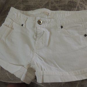 21 Denim white shorts size 28